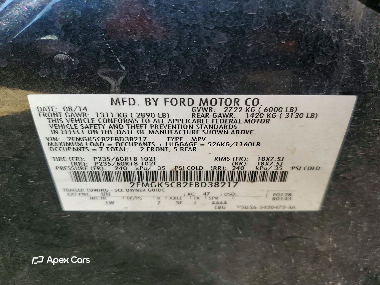 Ford Flex 2014