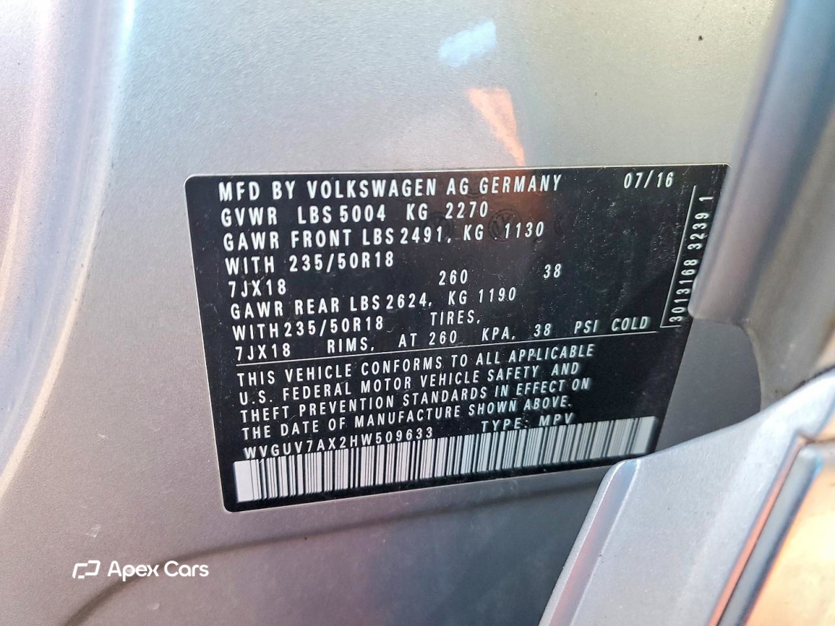 Volkswagen Tiguan 2017