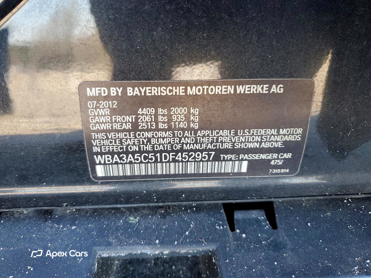 BMW Series 3 2013