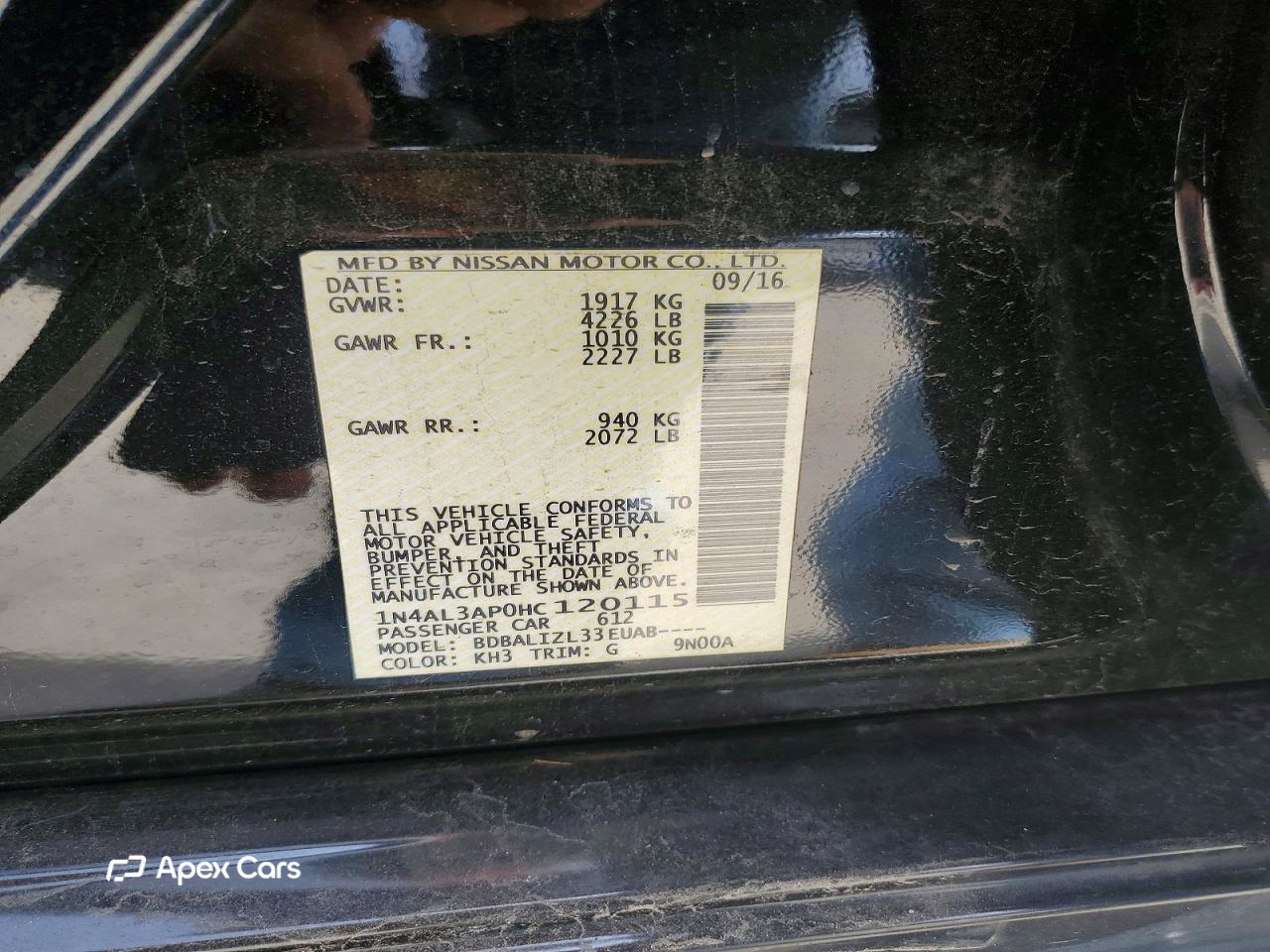 Nissan Altima 2017