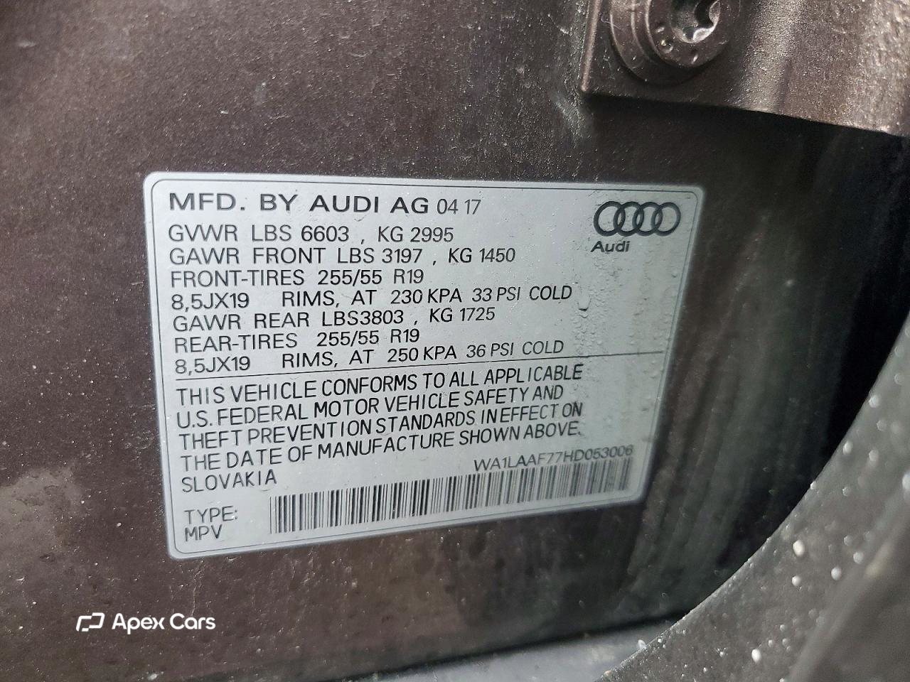 Audi Q7 2017
