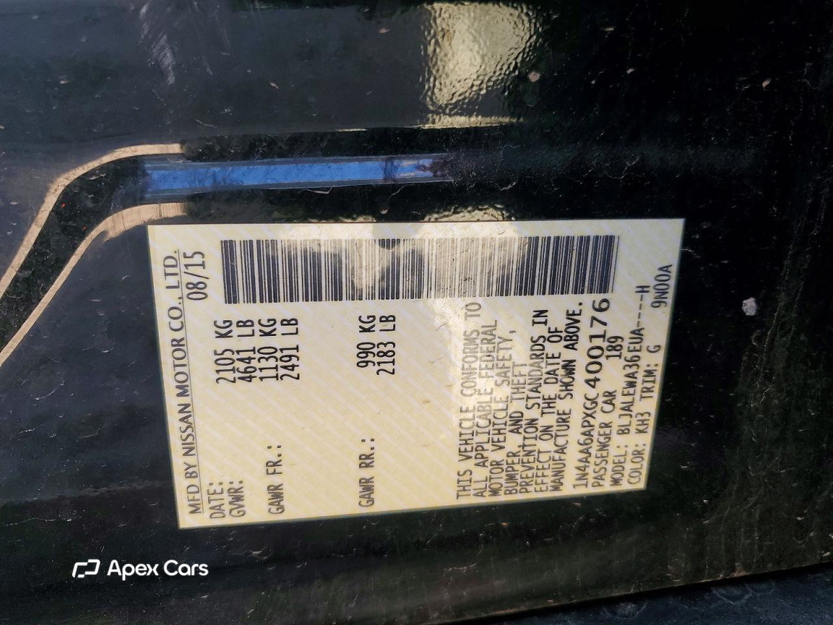 Nissan Maxima 2016