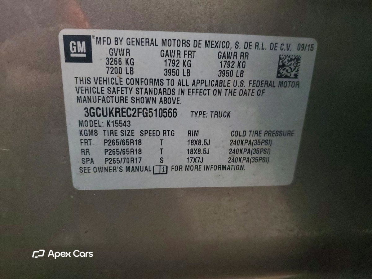 Chevrolet Silverado 2015