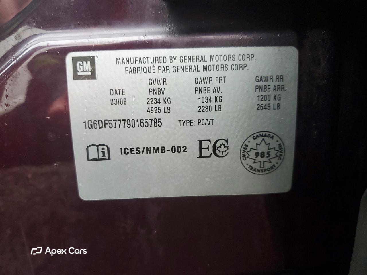 Cadillac CTS 2009