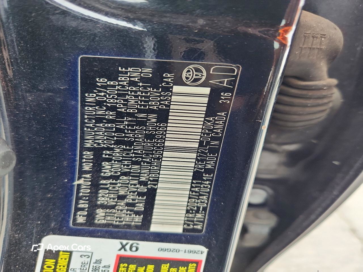 Toyota Corolla 2016