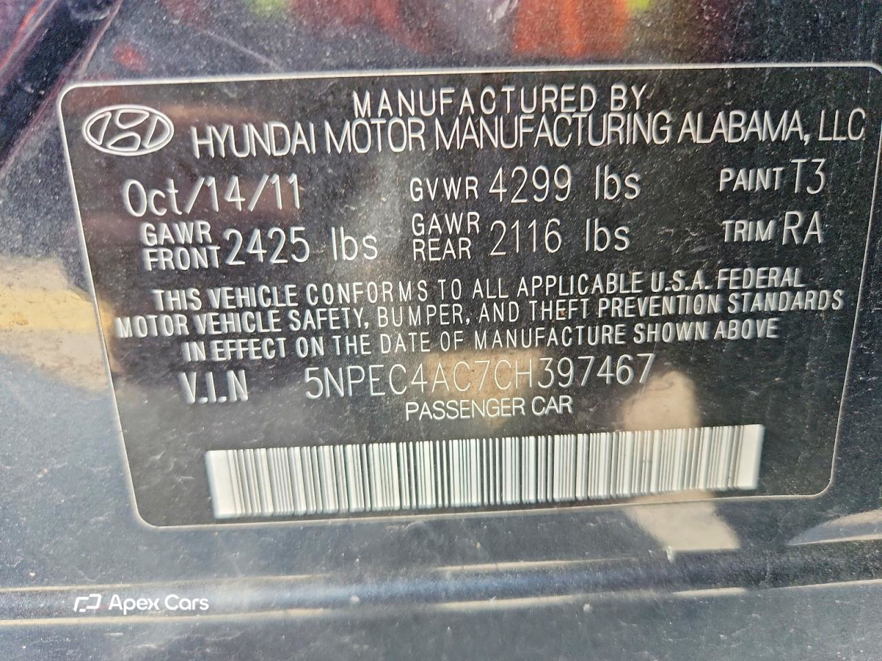Hyundai Sonata 2012