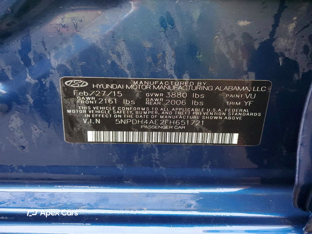 Hyundai Elantra 2015