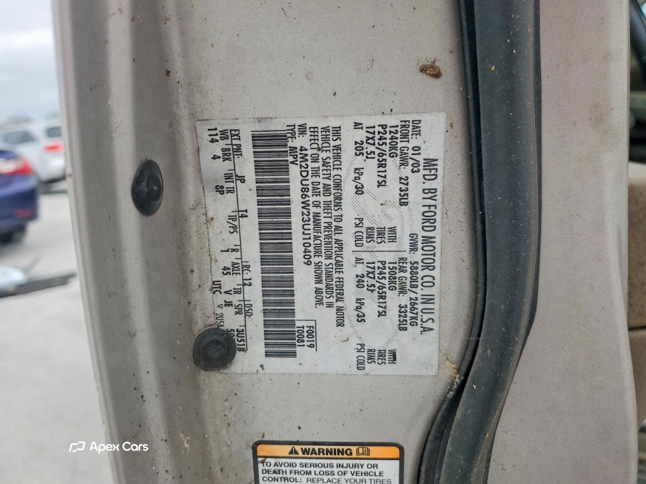 Mercury Mountaineer 2003