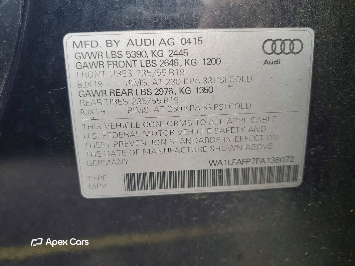 Audi Q5 2015