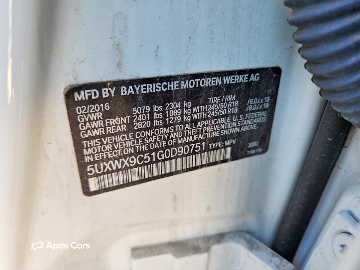 BMW X3 2016