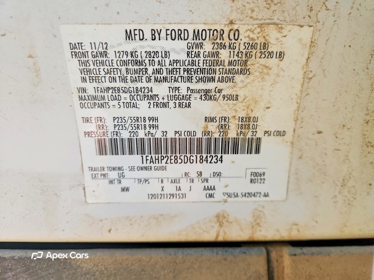 Ford Taurus 2013
