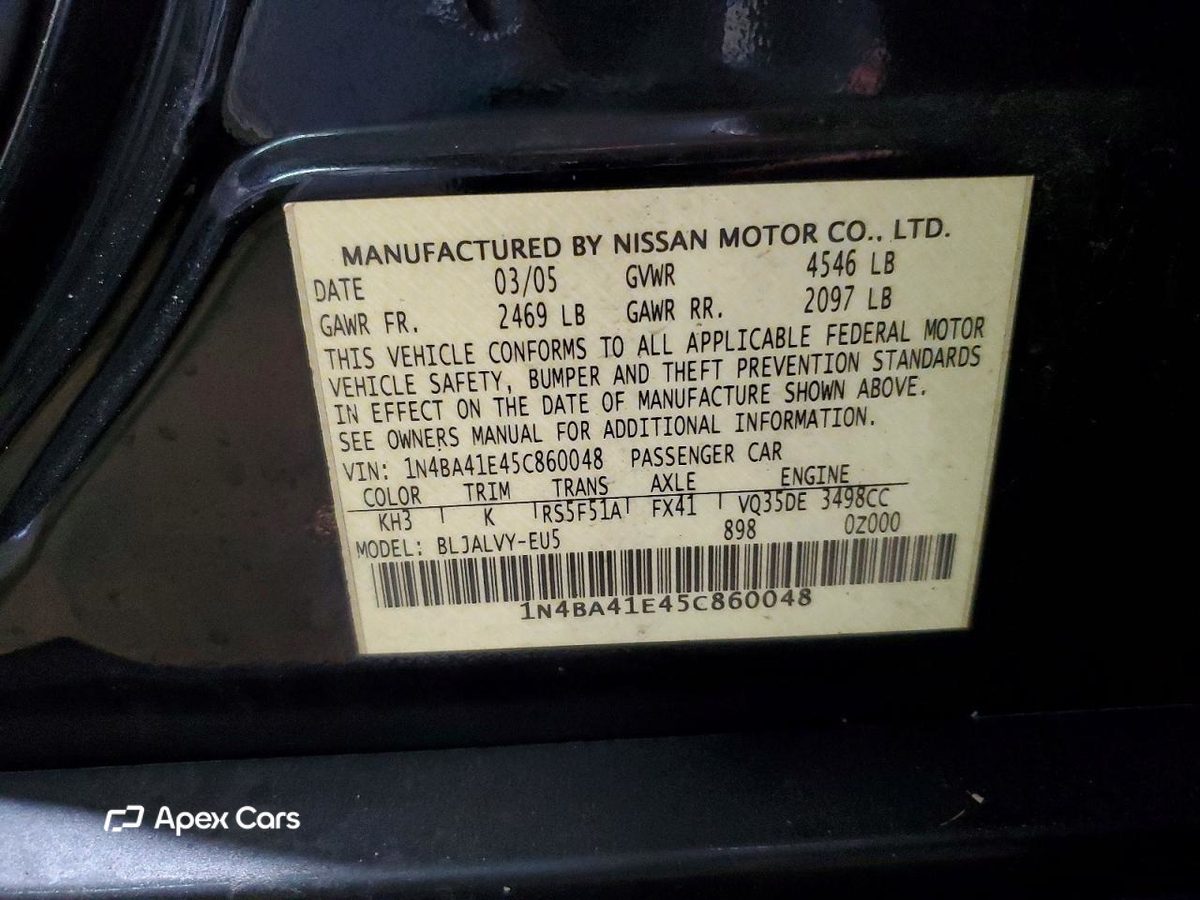 Nissan Maxima 2005