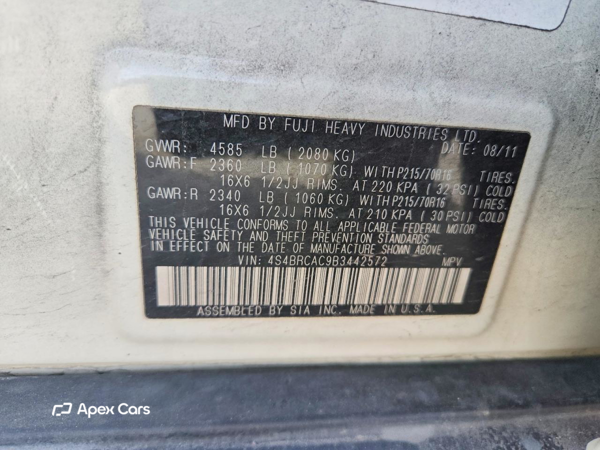 Subaru Outback 2011
