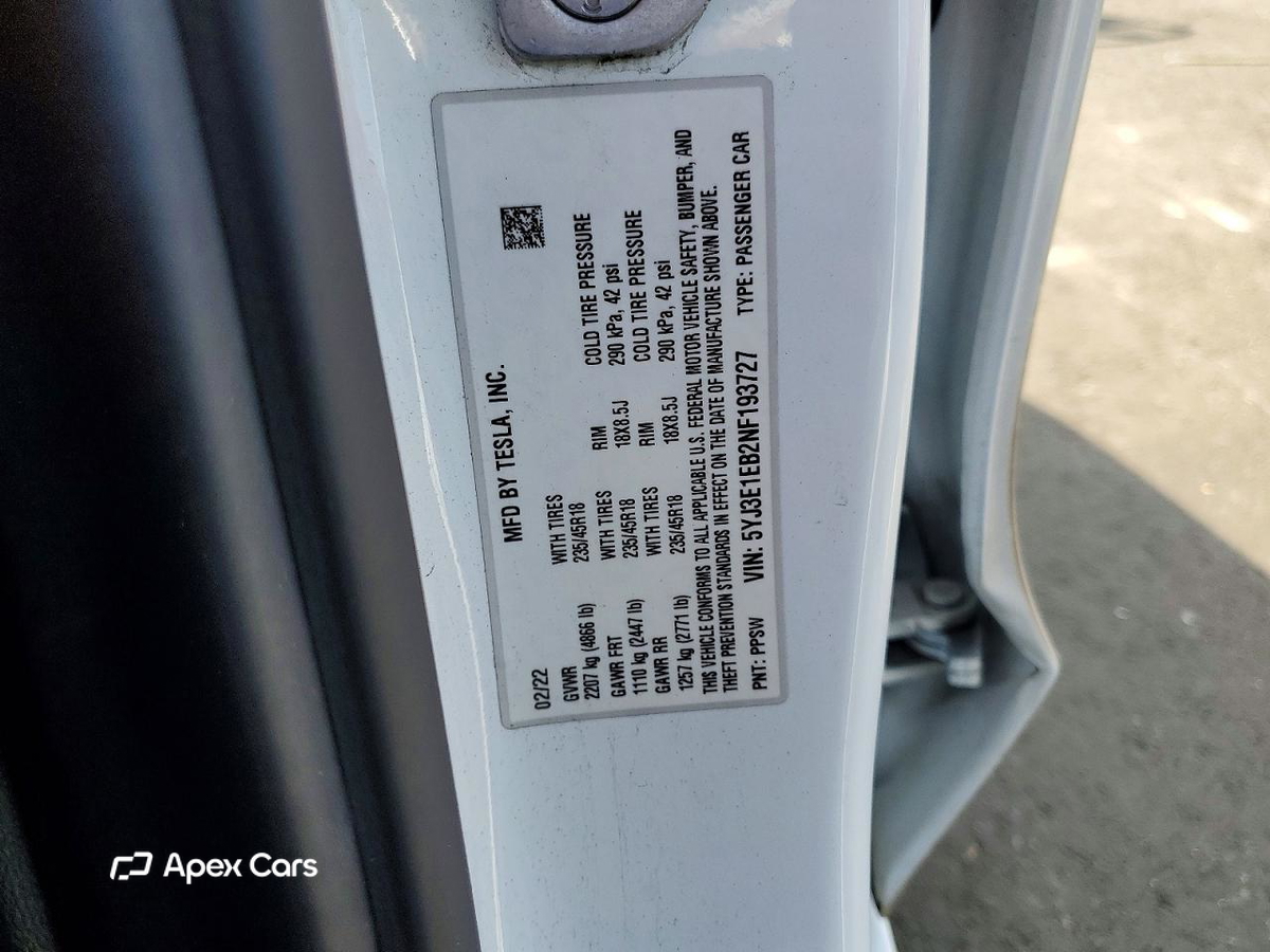 Tesla Model 3 2022