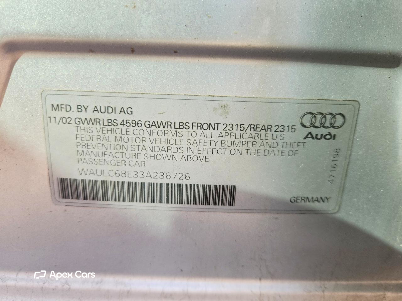 Audi A4 2003