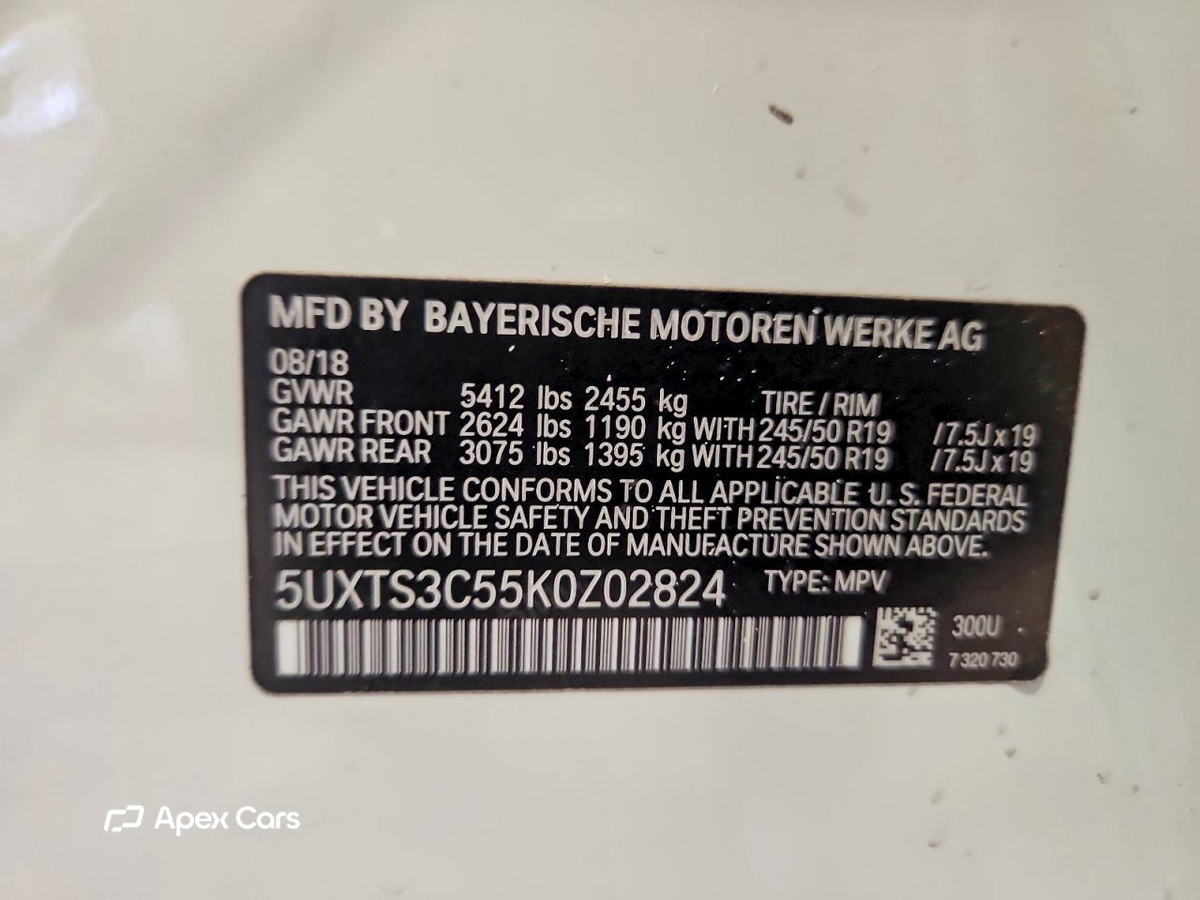 BMW X3 2019
