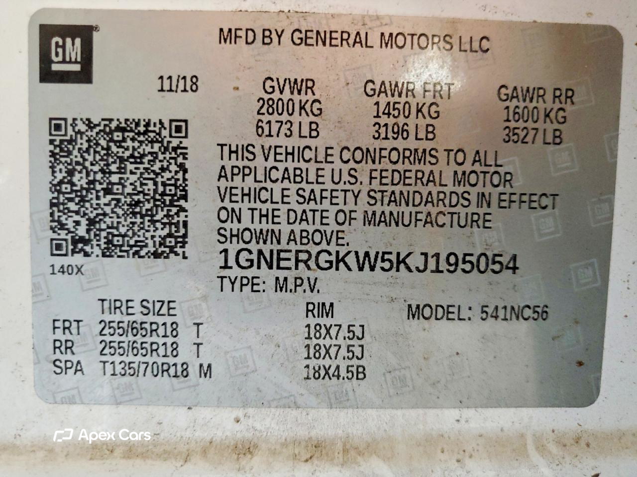 Chevrolet Traverse 2019