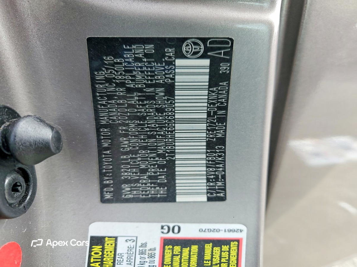 Toyota Corolla 2016