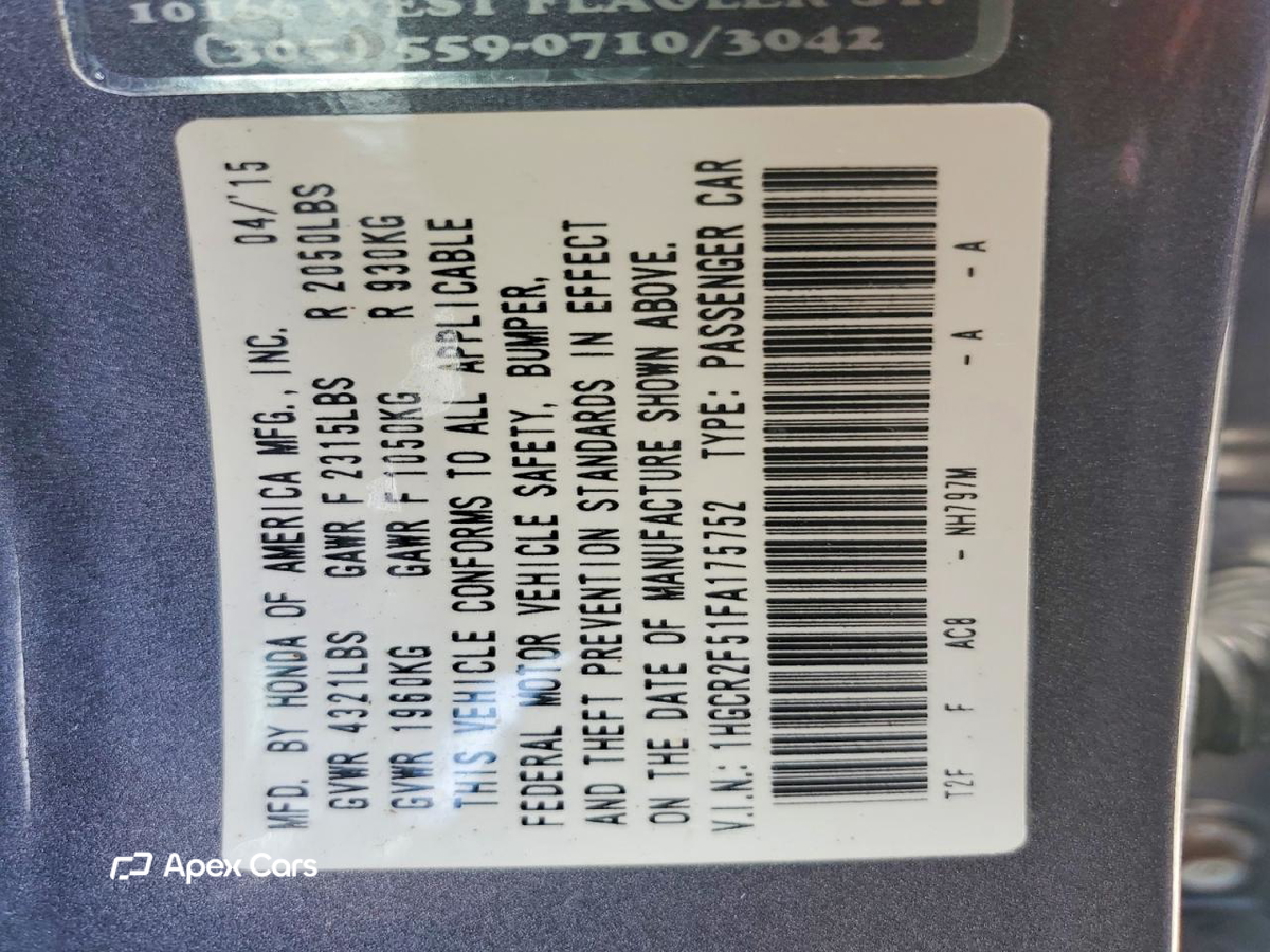 Honda Accord 2015