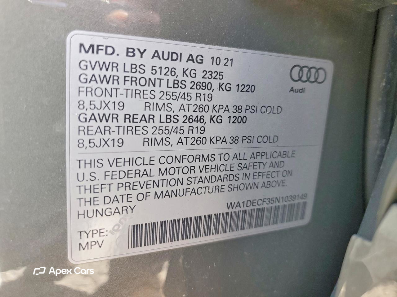 Audi Q3 2022