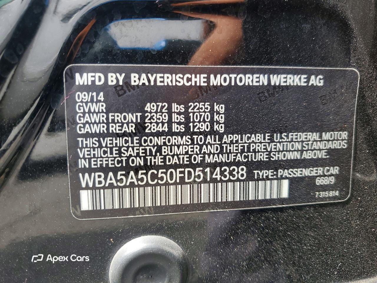 BMW Series 5 2015
