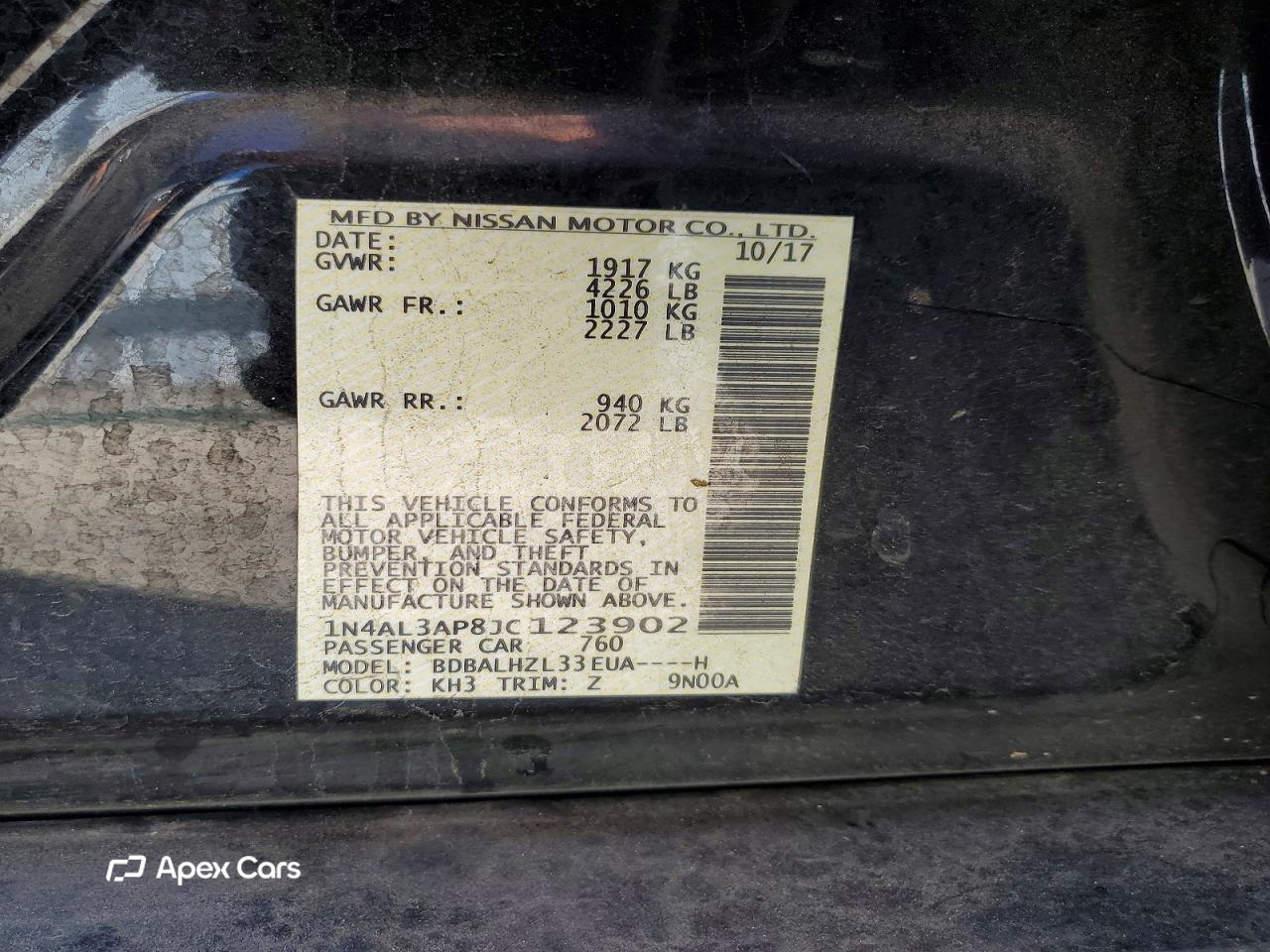 Nissan Altima 2018