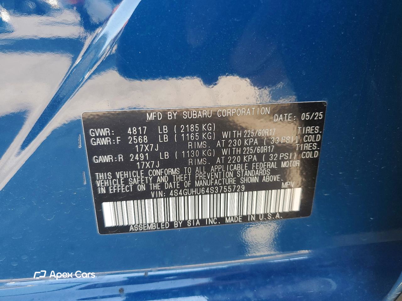 Subaru XV 2025
