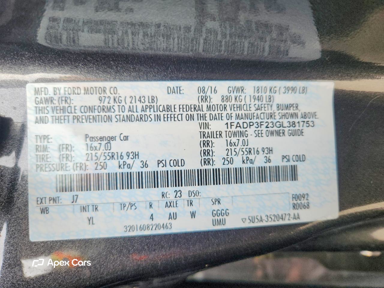 Ford Focus 2016
