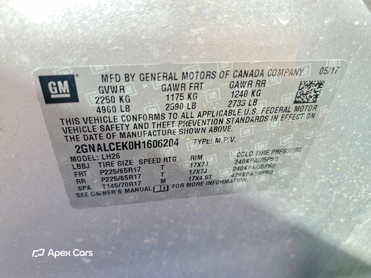 Chevrolet Equinox 2017