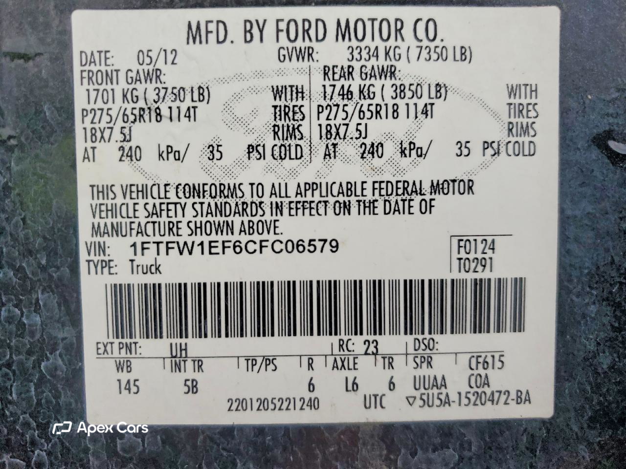 Ford F-150 2012