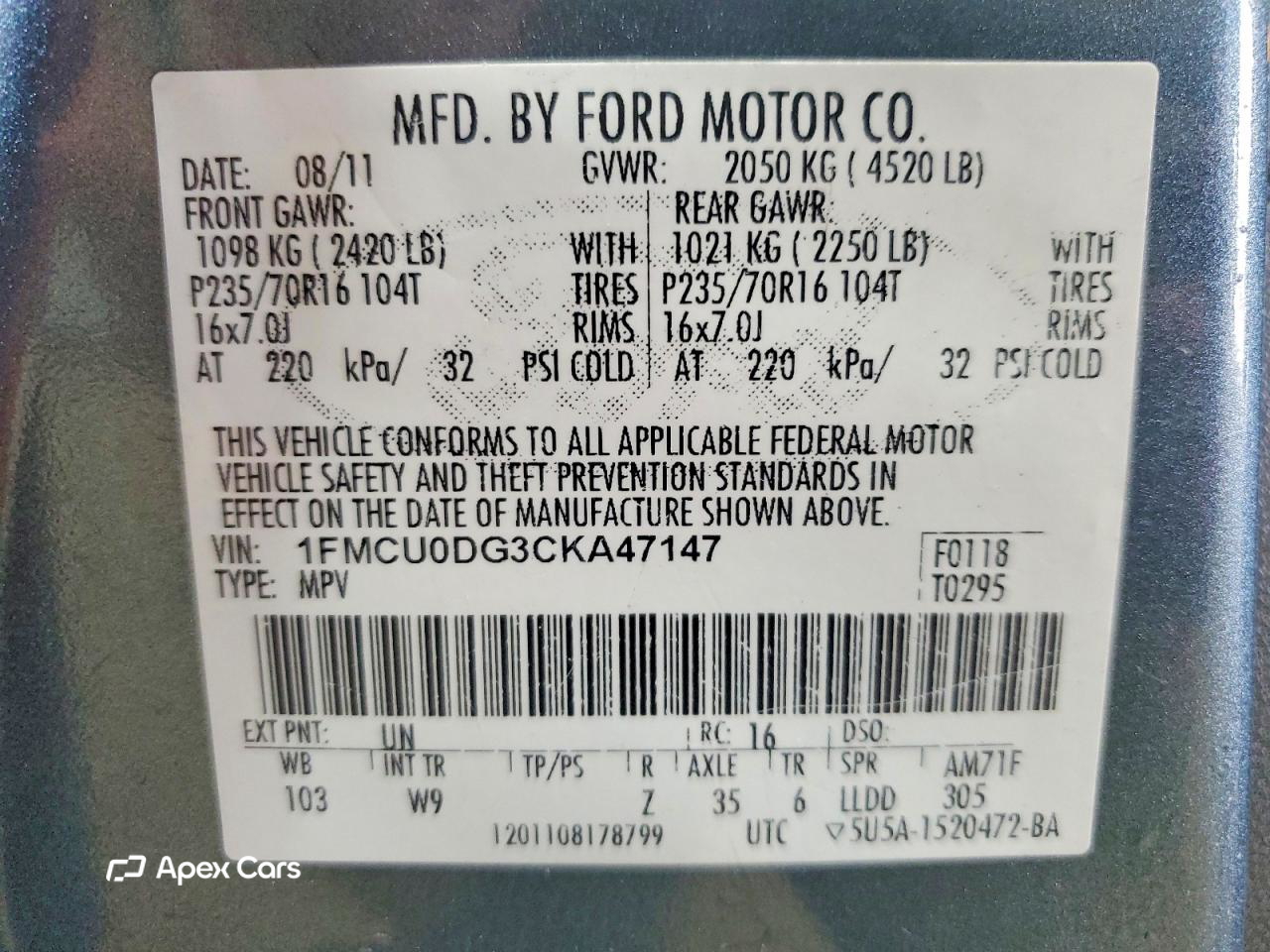 Ford Escape 2012