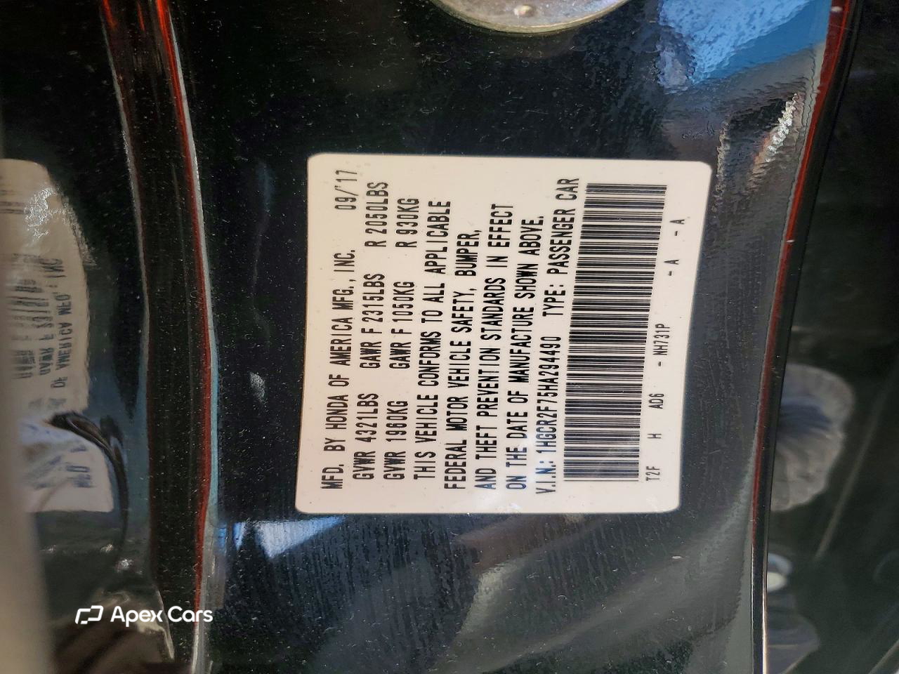 Honda Accord 2017