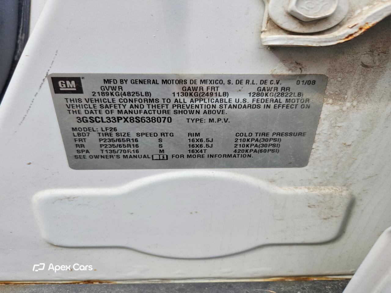 Saturn VUE 2008
