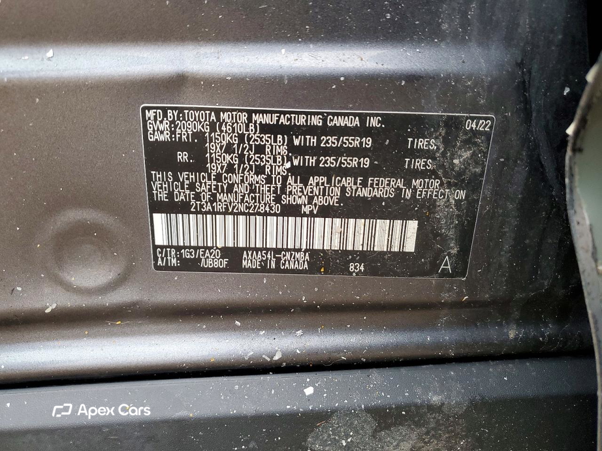 Toyota RAV 4 2022