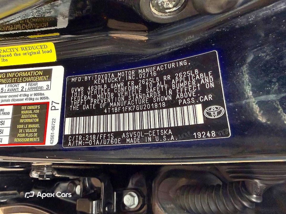 Toyota Camry 2016