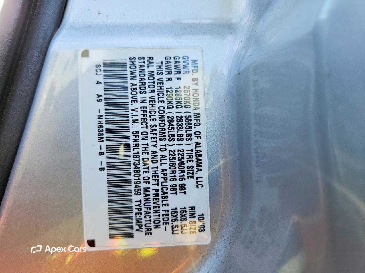 Honda Odyssey 2004