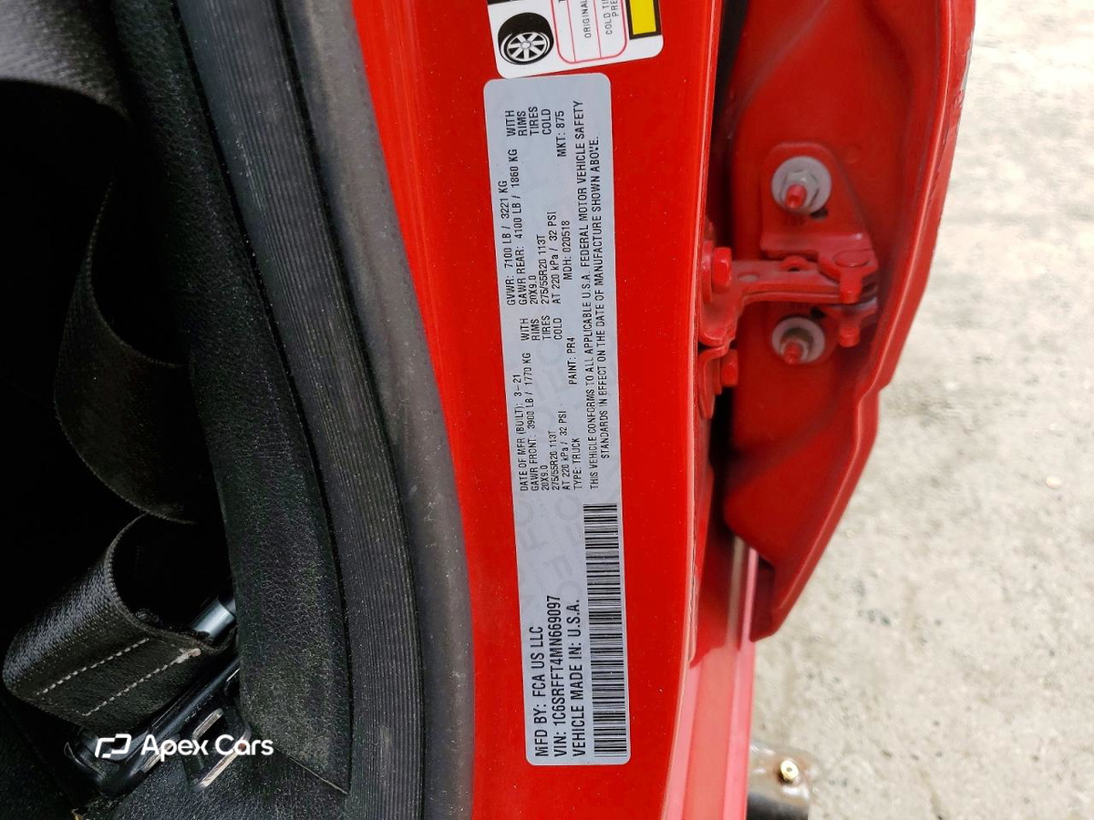 RAM 1500 2021