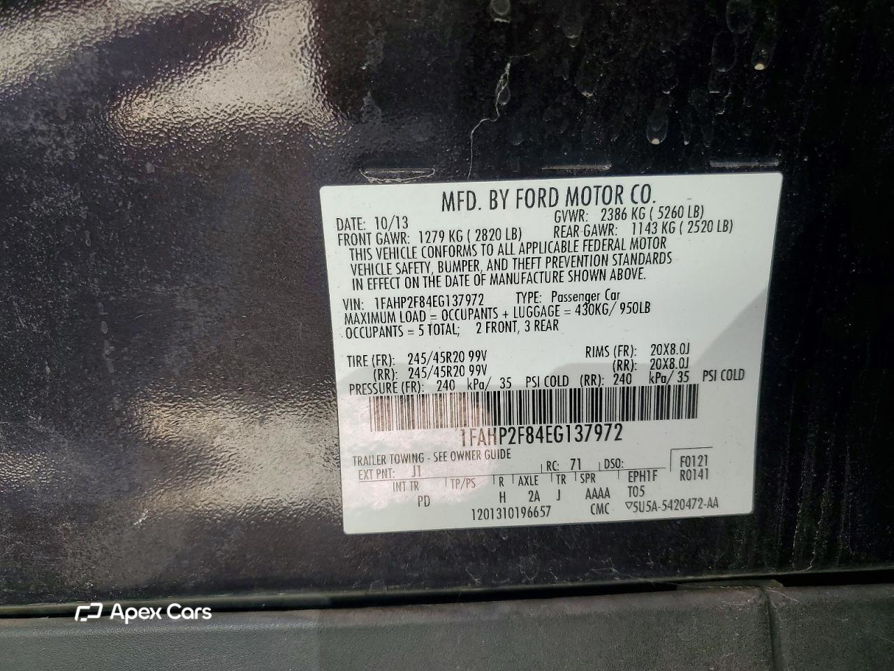 Ford Taurus 2014