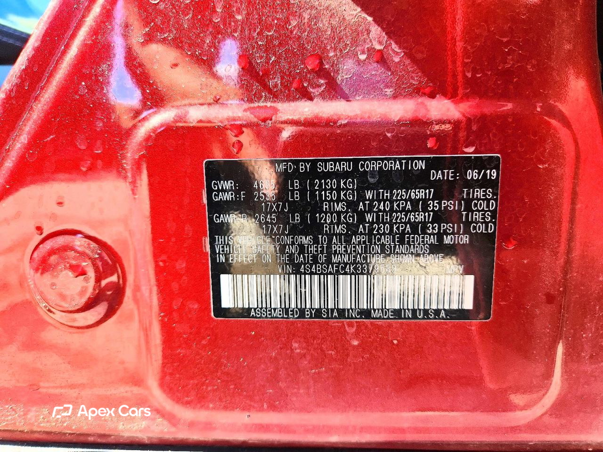 Subaru Legacy 2019