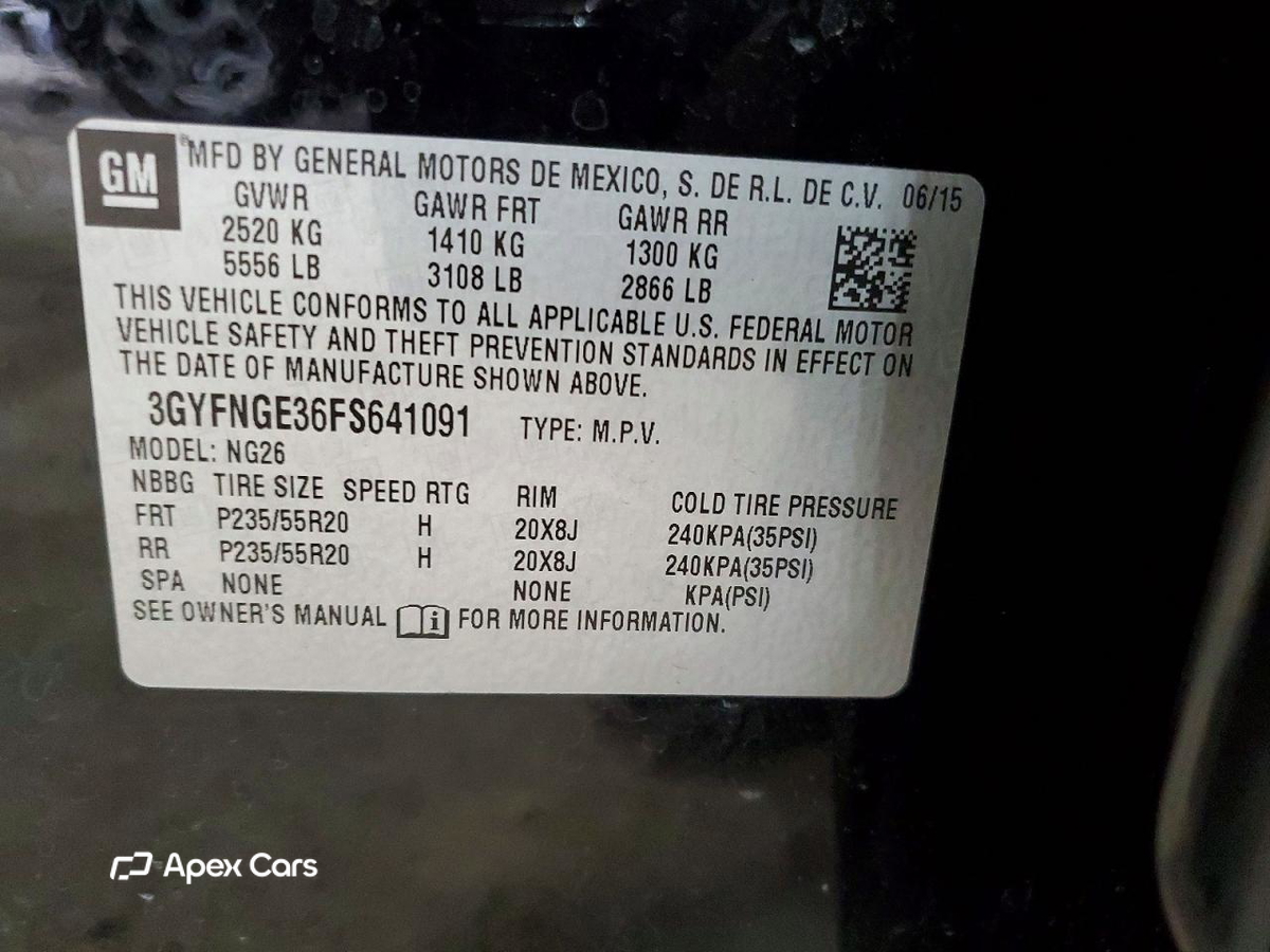 Cadillac SRX 2015