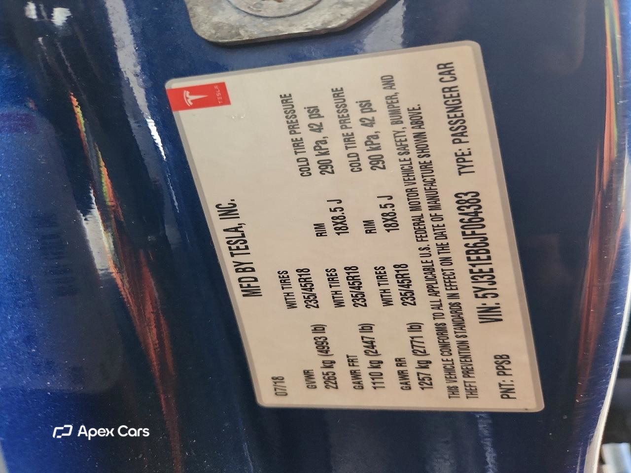 Tesla Model 3 2018