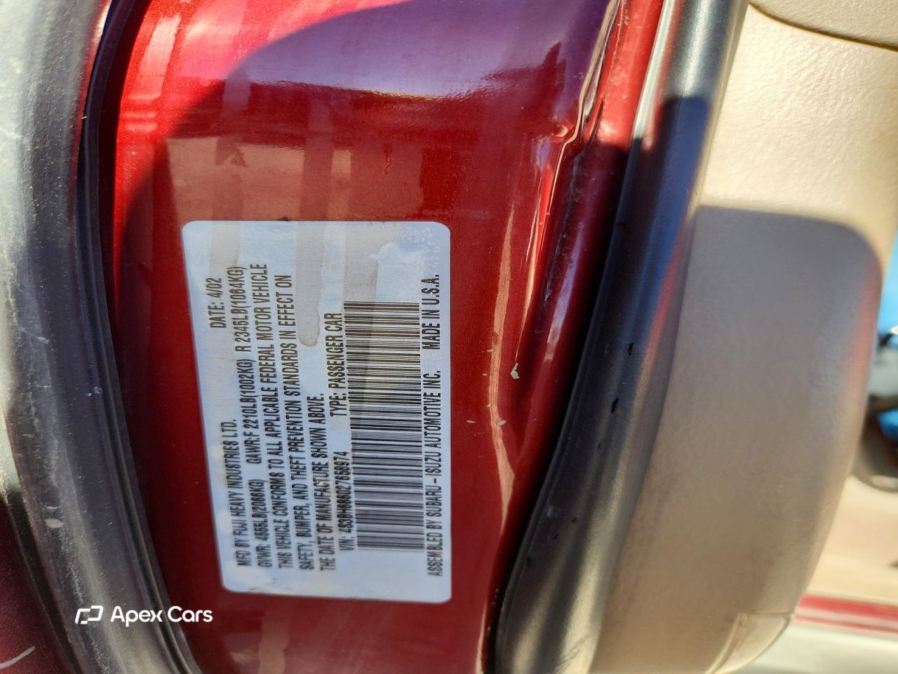 Subaru Legacy 2002