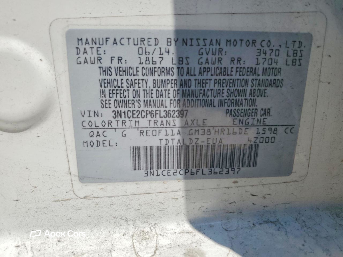 Nissan Versa 2015