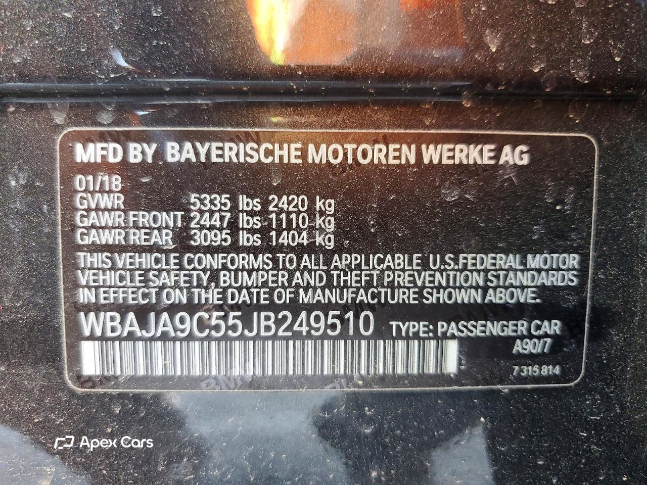 BMW Series 5 2018