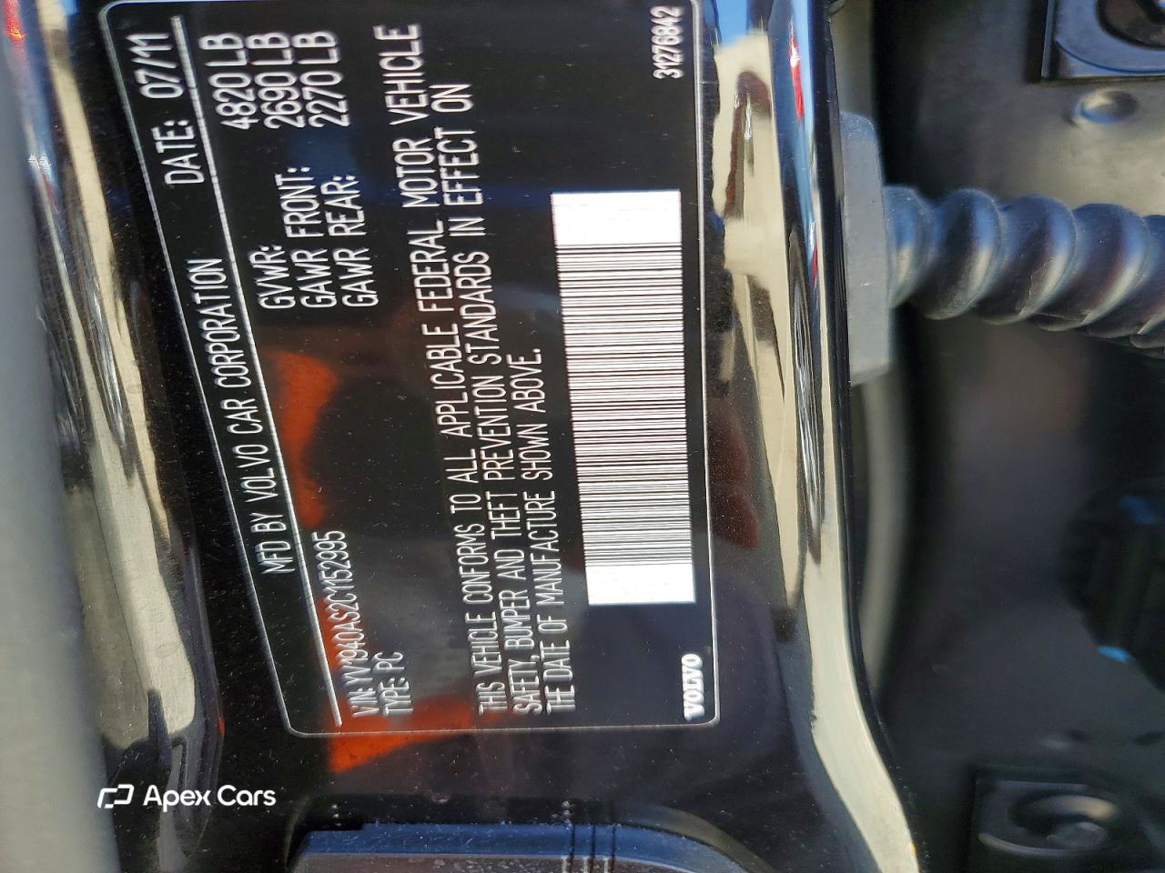 Volvo S80 2012