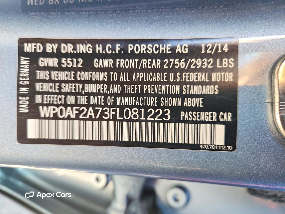 Porsche Panamera 2015