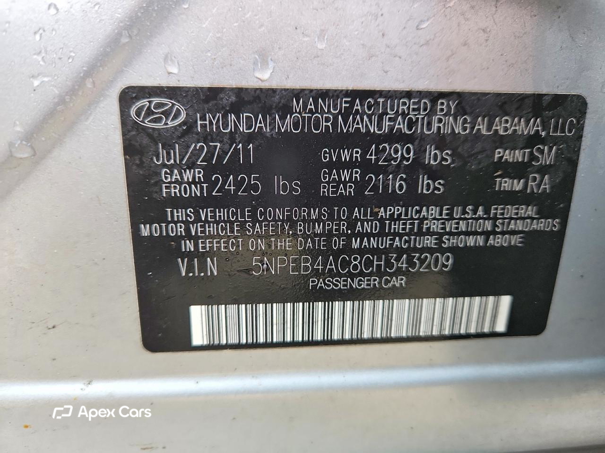 Hyundai Sonata 2012