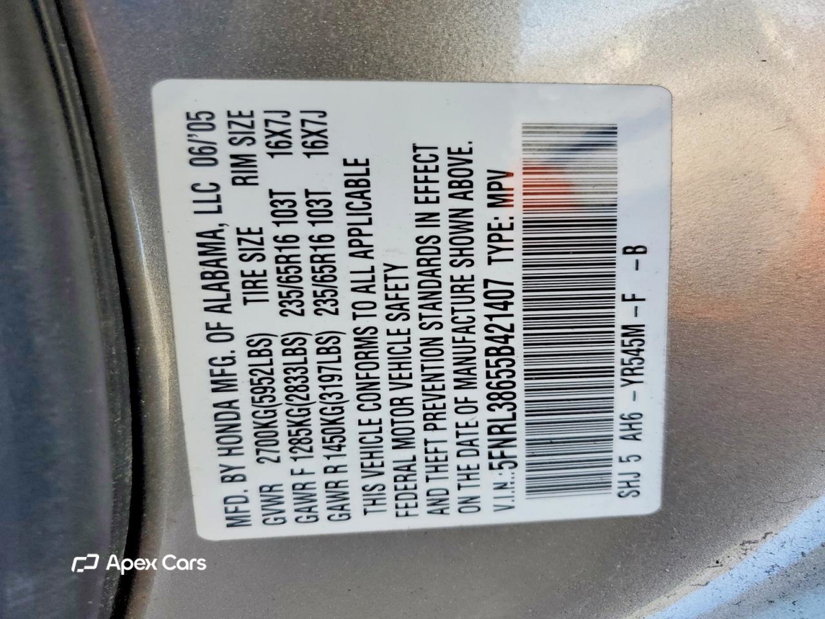 Honda Odyssey 2005