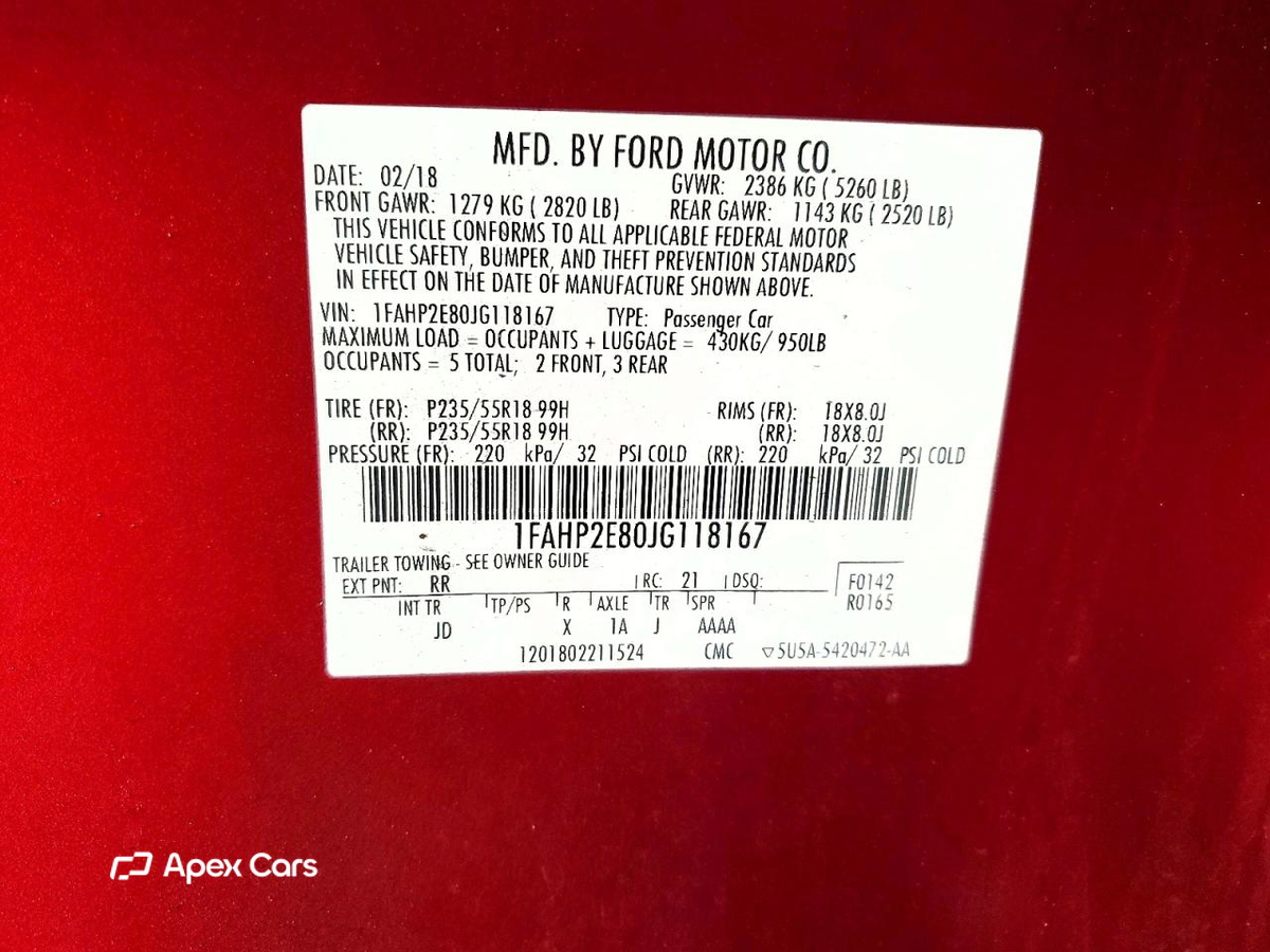 Ford Taurus 2018