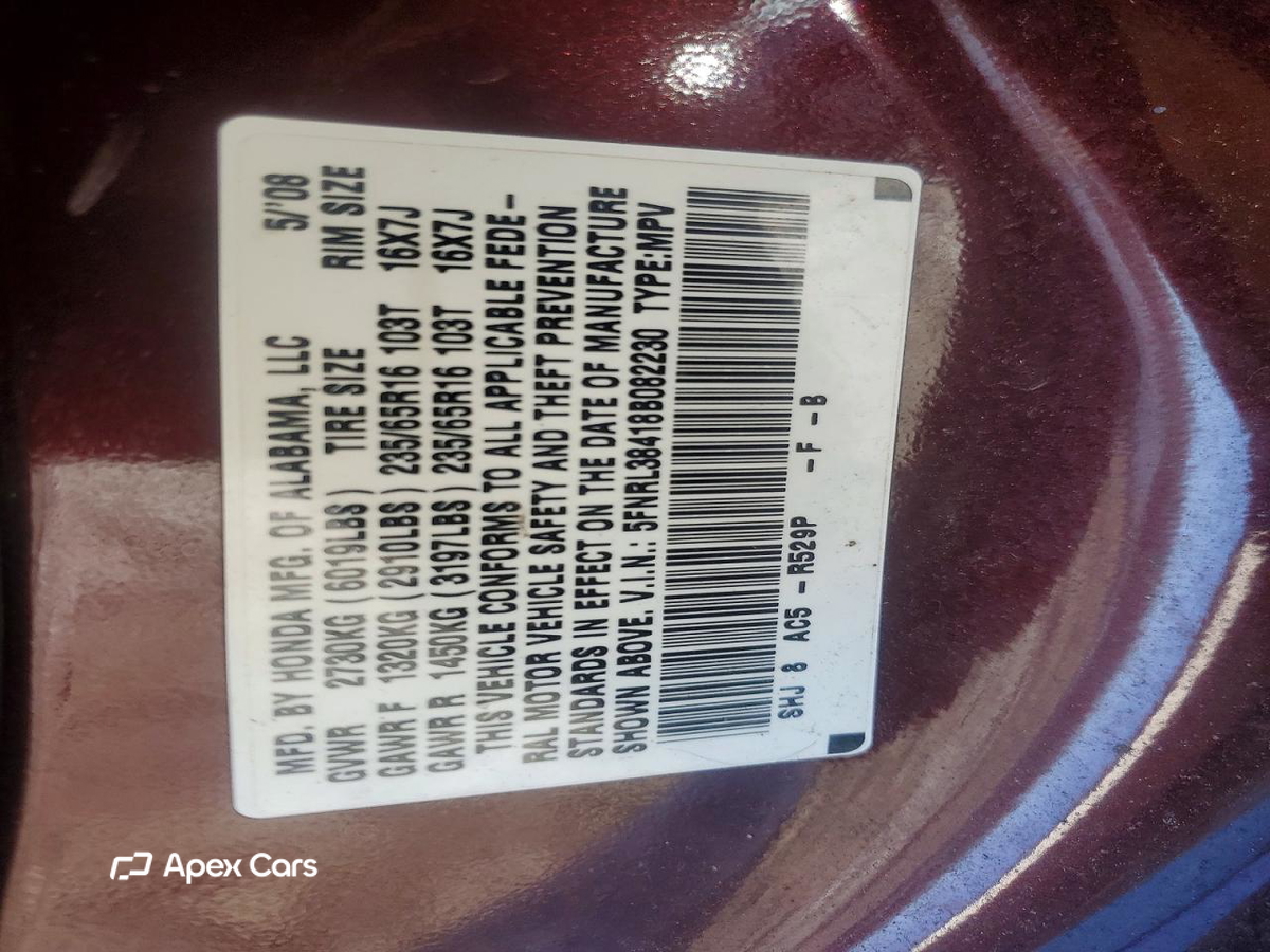 Honda Odyssey 2008